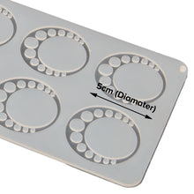 Load image into Gallery viewer, FineDecor Round Necklace Pattern Silicone Chocolate Garnishing Mould (8 Cavity), Circular Garnishing Sheet For Chocolate And Cake Decoration, FD 3519