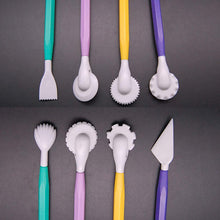 Load image into Gallery viewer, FineDecor 4Pcs Sugar Craft Modeling, Fondant Sculpting, Cake Decorating, DIY Kit for Clay Ceramic Pottery Shaping - (4 Pcs X 1 Set) - FD 3412