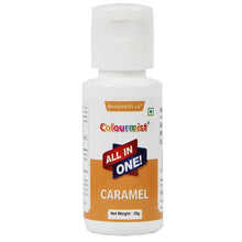Load image into Gallery viewer, Colourmist All In One Food Colour (Caramel), 30g | Multipurpose Concentrated Color for Chocolates, Icing, Sweets, Fondant &amp; for All Food Products
