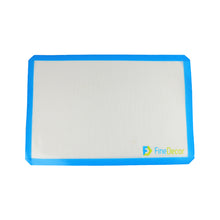 Load image into Gallery viewer, FineDecor Non-Stick Silicone Baking Mat (23.6*15.8inch)/(60*40cm) Baking Sheet Rolling Dough Mat Cake,Cookie,Macaron, WHITE (BIG) FD 3390