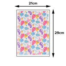Load image into Gallery viewer, FooDecor Proffessionals Printed Edible Wafer Paper Sheets, Cake Decoration Sheet, Party Design Theme Dye Frosting Sheet, Cake Wrap, A4 Size - BV 3033