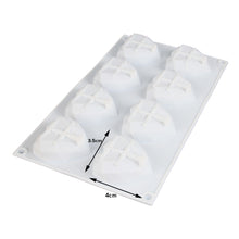Load image into Gallery viewer, FineDecor Diamond Heart Shape Silicone Mousse Cake Mould for Chocolate Bombs, Non-stick Mould Tray for Valentine, Desserts, FD 3165 (8 Cavity)