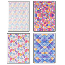 Load image into Gallery viewer, FooDecor Printed Edible Wafer Paper Sheets, Assorted Pack Of 4 (Party Theme), Cake Decoration Sheet, Party Theme Frosting Sheet, Cake Wrap, A4 Size
