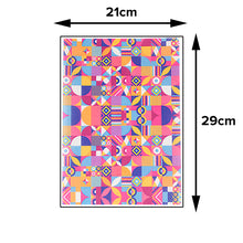 Load image into Gallery viewer, FooDecor Proffessionals Printed Edible Wafer Paper Sheets, Cake Decoration Sheet, Party Design Theme Dye Frosting Sheet, Cake Wrap, A4 Size - BV 3032
