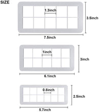 Load image into Gallery viewer, FineDecor Square Cookie Cutter Set / Fondant Embosser & Cutter - Geometric Cutter Set Square Shape, FD 3365