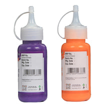 Load image into Gallery viewer, Colourmist Cake Decorating Drip Assorted 100g Each, Pack Of 2 Edible Drips (VIBRANT PURPLE ,VIBRANT ORANGE), 100 gm Each