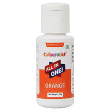 Load image into Gallery viewer, Colourmist All In One Food Colour (Orange), 30g | Multipurpose Concentrated Food Color for Chocolates, Icing, Sweets, Fondant &amp; for All Food Products
