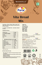 Load image into Gallery viewer, Purix Whole Wheat Vita Bread Mix / Rich Dietary Fiber & Low Carbs Bread Flour, 1 kg