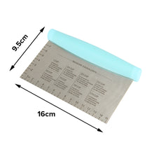 Load image into Gallery viewer, FineDecor Dough Scraper & Chopper Stainless Steel Dough Scraper Pastry Cutter Chopper with Measurement - FD 3205