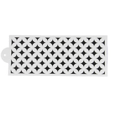 Load image into Gallery viewer, FineDecor Reusable Big Cake Decorating Stencil | Big Spray Floral Cake Mould | Wedding Cake Big Stencil | Cake Border Side Decoration Tool | FD 3340
