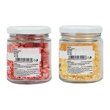 Load image into Gallery viewer, Fruitbell Freeze Dried Combo Of Diced Strawberry & Diced Orange, 20g (10g Each), Healthy Fruit Snack, 100% Natural, No Preservatives, No Added Sugar