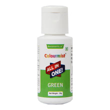 Load image into Gallery viewer, Colourmist All In One Food Colour (Green), 30g | Multipurpose Concentrated Food Color for Chocolates, Icing, Sweets, Fondant &amp; for All Food Products
