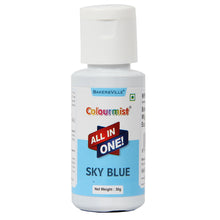 Load image into Gallery viewer, Colourmist All In One Food Colour (Sky Blue), 30g | Multipurpose Concentrated Color for Chocolates, Icing, Sweets, Fondant &amp; for All Food Products
