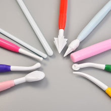 Load image into Gallery viewer, FineDecor 10pcs Fondant Modeling Tools Set Gum Paste for Cake Decorating, Cake Marshmallow Sculpting Tools Set - (10 Pcs X 1 Set) FD 3413