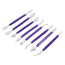 Load image into Gallery viewer, FineDecor Sugar Craft Modeling Tools, Fondant Sculpting Tools, Cake Decorating Tools, Kit for Clay Ceramic Pottery Shaping (8 Pcs X 1 Set) FD 3411