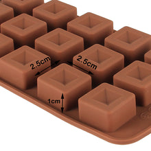 Load image into Gallery viewer, Finedecor Silicone Square Shape Chocolate Mould - FD 3151, (15 Cavities)
