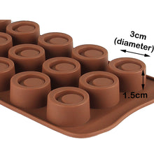 Load image into Gallery viewer, Finedecor Silicone Circular Loop Shape Chocolate Mould - FD 3156, (15 Cavities)