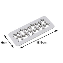 Load image into Gallery viewer, FineDecor Geometric Cookie Cutter / Puzzle Fondant Embosser & Cutter Plastic Mold / Geometric Cutter Set / Cake Border Texture, FD 3368