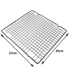 Load image into Gallery viewer, FineDecor Oven Safe Nonstick Wire Cooling Rack for Baking - Small (25*27 cm), FD 3032