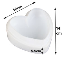 Load image into Gallery viewer, FineDecor Diamond Heart Love Shape Silicone Mousse/Pinata Cake Mould, Silicone Oven Safe Chocolate Mousse Dessert Baking Pan, FD 3176