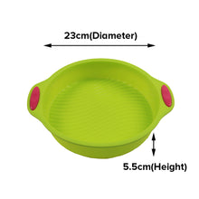 Load image into Gallery viewer, FineDecor 5 Psc Premium NonStick Silicone Bakeware Set, Non Stick Doughnut Pan, Muffin Pan, Loaf Pan, Round & Square Pan Kitchen Tool, FD 3402, Green