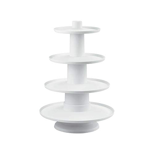 Wilton 4-Tier Stacked Cupcake and Dessert Tower, (16.22”X12”)