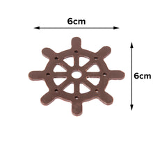 Load image into Gallery viewer, FineDecor Ship Steering Wheel Pattern Silicone Chocolate Garnishing Mould (6 Cavity), Garnishing Sheet For Chocolate And Cake Decoration, FD 3543