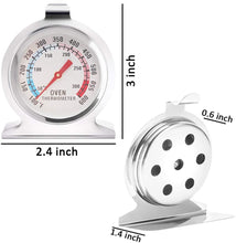 Load image into Gallery viewer, FineDecor Stainless Steel Instant Read Oven / Grill / Smoker Monitoring Thermometer (FD 3125)