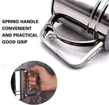 Load image into Gallery viewer, FineDecor Flour Sifter ( Small ), Stainless Steel Sifter for Baking, Double Layers Sifter, Powder Sugar Shaker with Hand Press Design, FD 3305