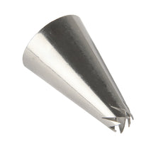 Load image into Gallery viewer, FineDecor Piping Tip, Stainless Steel Icing Piping Nozzle Tip, Cake Decorating Tools Cream Puff Decor Pastry Icing Piping Tool for Baker, 1psc (A11)