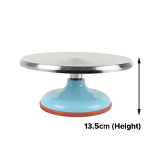 Load image into Gallery viewer, FineDecor Non Slip Heavy Metal (12 Inch) 30 cm, 360 Degree Rotating Cake Turntable Cake Decorating Stand, Cake Stand for Icing, FD 2826