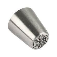 Load image into Gallery viewer, FineDecor Russian Piping Tip, Cake Decoration Nozzle Cream Icing Nozzle Tip Stainless Steel Nozzle Cream Puff Decor Pastry Icing Tool, 1psc (F15)