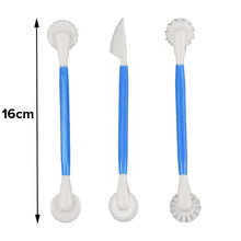 Load image into Gallery viewer, FineDecor 3Pcs Sugar Craft Modeling Tools, Fondant Sculpting Tools, DIY Kit for Clay Ceramic Pottery Shaping - (3 Pcs X 1 Set) - FD 3410