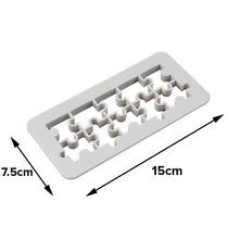 Load image into Gallery viewer, FineDecor Geometric Cookie Cutter / Puzzle Fondant Embosser & Cutter Plastic Mold / Geometric Cutter Set / Cake Border Texture, FD 3368