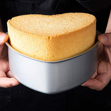 Load image into Gallery viewer, FineDecor Premium Aluminium Cake Pan/Mould Removable Bottom, Heart Shape (8 inch diameter * 2.3 inch height), FD 3027