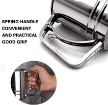 Load image into Gallery viewer, FineDecor Flour Sifter ( Big ), Stainless Steel Sifter for Baking, Double Layers Sifter, Powder Sugar Shaker with Hand Press Design FD 3306