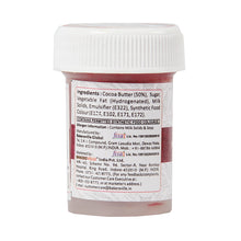 Load image into Gallery viewer, Colourmist Cocoa Butter Metallic Colour Paint (Metallic Red), 20g | Color Paint For Chocolate, Icing, Airbrush, Gumpaste | Metallic Red, 20g