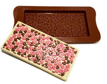 Load image into Gallery viewer, FINEDECOR Heart Shape Silicone Chocolate Bar Mould - FD 3432