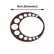 Load image into Gallery viewer, FineDecor Round Necklace Pattern Silicone Chocolate Garnishing Mould (8 Cavity), Circular Garnishing Sheet For Chocolate And Cake Decoration, FD 3519