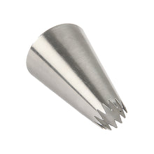 Load image into Gallery viewer, FineDecor Large Piping Tip, Stainless Steel Icing Piping Nozzle Tip, Cake Decorating Tools Cream Puff Decor Pastry Icing Tool for Baker, 1psc (B35)