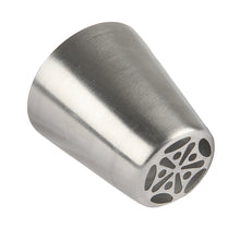 Load image into Gallery viewer, FineDecor Russian Piping Tip, Cake Decoration Nozzle Cream Icing Nozzle Tip Stainless Steel Nozzle Cream Puff Decor Pastry Icing Tool, 1psc (F11)