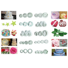 Load image into Gallery viewer, FineDecor Assorted 3D Plunger Cutter (33 Pcs) Pack of 33 Mixed Shapes Plunger Cutter - FD 3439