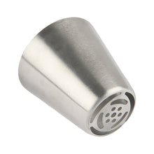 Load image into Gallery viewer, FineDecor Russian Piping Tip, Cake Decoration Nozzle Cream Icing Nozzle Tip Stainless Steel Nozzle Cream Puff Decor Pastry Icing Tool, 1psc (D4)