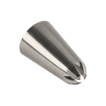 Load image into Gallery viewer, FineDecor Large Piping Tip, Stainless Steel Icing Piping Nozzle Tip, Cake Decorating Tools Cream Puff Decor Pastry Icing Tool for Baker, 1psc (C13)