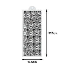 Load image into Gallery viewer, FineDecor Reusable Big Cake Decorating Stencil | Big Spray Floral Cake Mould | Wedding Cake Big Stencil | Cake Border Side Decoration Tool | FD 3326