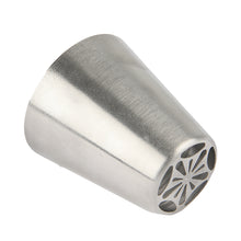 Load image into Gallery viewer, FineDecor Russian Piping Tip, Cake Decoration Nozzle Cream Icing Nozzle Tip Stainless Steel Nozzle Cream Puff Decor Pastry Icing Tool, 1psc (D12)