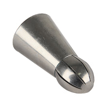 Load image into Gallery viewer, FineDecor Russian Piping Tip, Round Shape Cake Decoration Nozzle Cream Icing Tip Stainless Steel Nozzle Cream Puff Decor Pastry Icing Tool, 1 psc(E9)