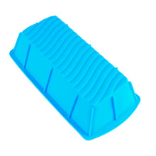 Load image into Gallery viewer, FineDecor Silicone Fruit Cake Bakeware Pan Mould, Bread/ Loaf/ Quiche/ Lasagna/ Pot Pies Non Stick Silicone Mould, Blue, 22x7x5.5cm - FD 3182