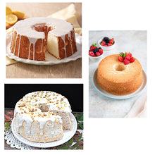 Load image into Gallery viewer, FineDecor Cake Anodized Aluminum Ring Mould Pan / Bundt Cake Mould, Silver, 9 Inch, FD 3119