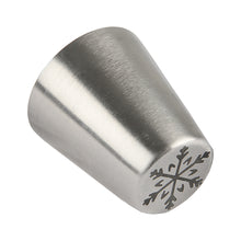 Load image into Gallery viewer, FineDecor Russian Piping Tip, Cake Decoration Nozzle Cream Icing Nozzle Tip Stainless Steel Nozzle Cream Puff Decor Pastry Icing Tool, 1psc (F19)